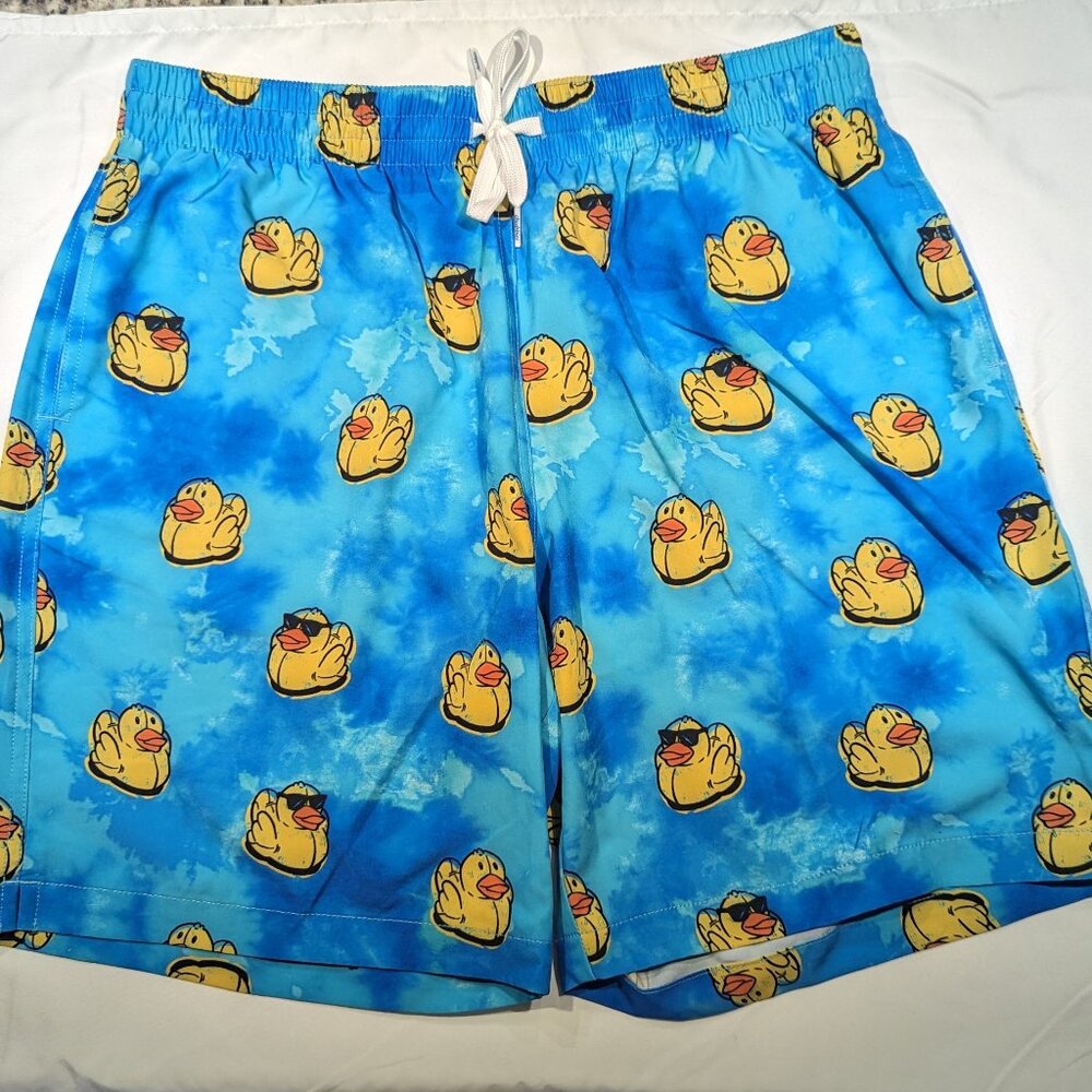Ducky Swim Trunks - Large 7"